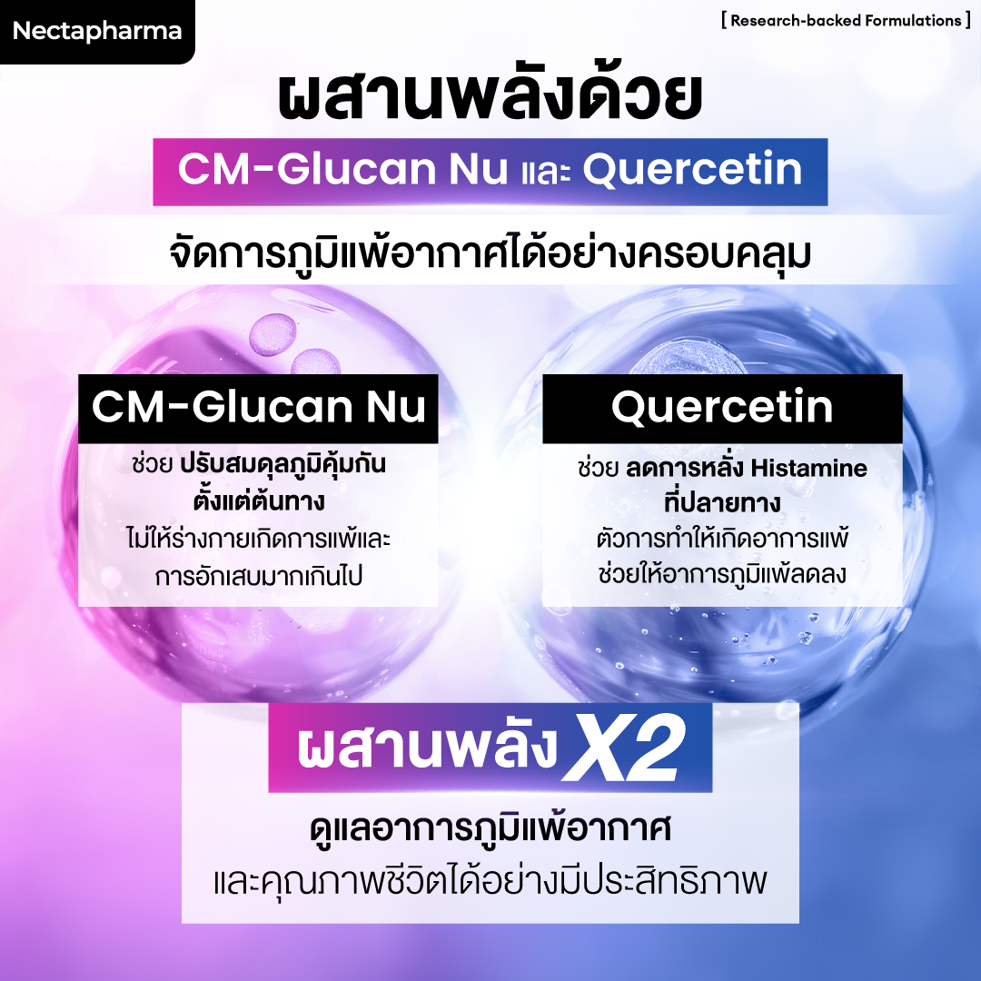 วิตามินแก้ภูมิแพ้ Nectapharma Allertec