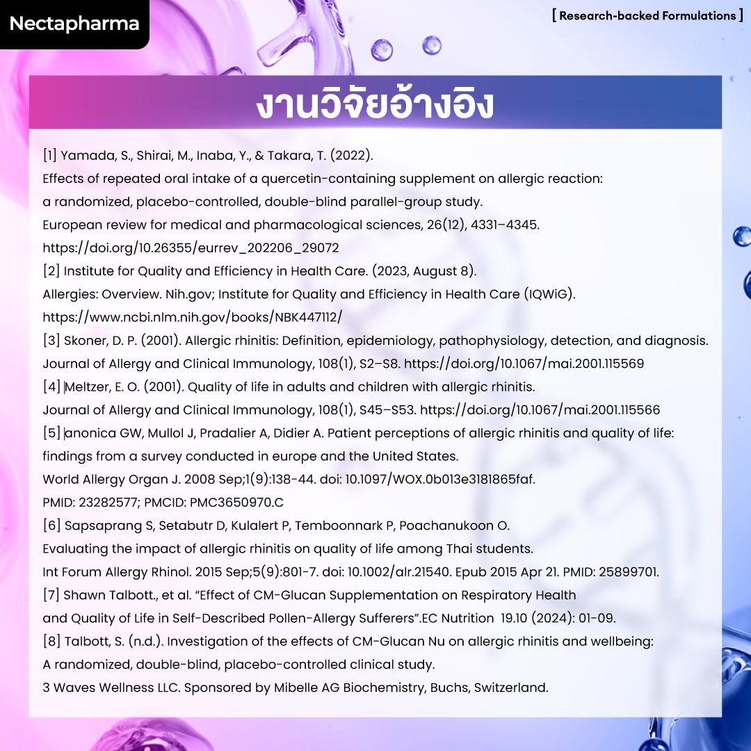วิตามินแก้ภูมิแพ้ Nectapharma Allertec